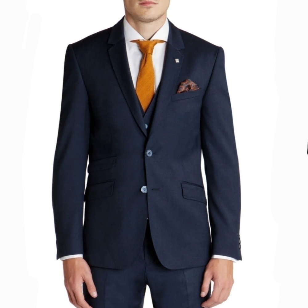 TED Baker 42L 42 L Wool Movjak Suit Sport Coat Jacket Blazer
